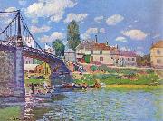 Alfred Sisley Bridge at oil painting